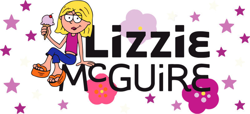 Disney Lizzie McGuire logo nostalgic cartoon UV DTF transfer for 16oz Libbey Glass KA-8337