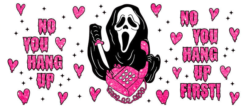 KA-8640,Pink themed love character cup wrap UV DTF transfer,KA-8640