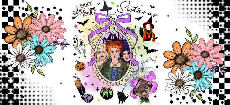 KA-9504=halloween-cup-wrap-gothic-stars-pumpkin-bats-design-white-background