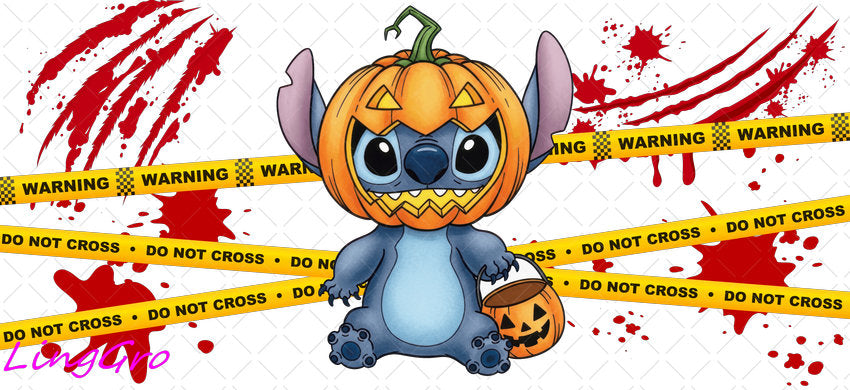Halloween 16oz UV DTF TRANSFER Libbey Glass Can Cup Wrap-KA 1017
