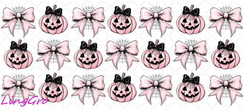 Halloween 16oz UV DTF TRANSFER Libbey Glass Can Cup Wrap-KA 1052