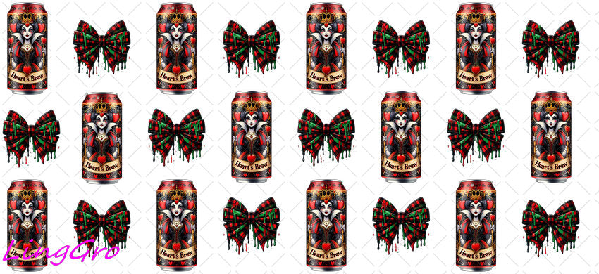 Halloween 16oz UV DTF TRANSFER Libbey Glass Can Cup Wrap-KA 1540