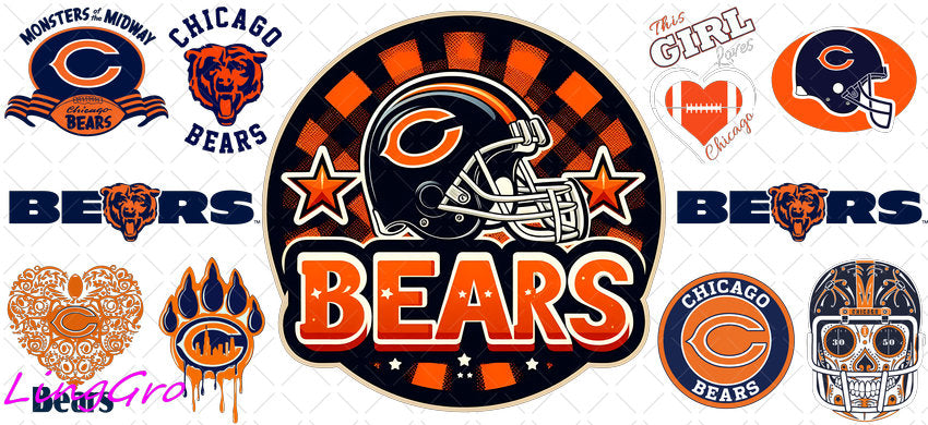 NFL 16oz UV DTF TRANSFER Libbey Glass Can Cup Wrap-KA-1549