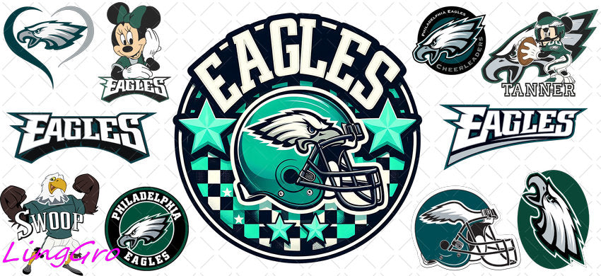 NFL 16oz UV DTF TRANSFER Libbey Glass Can Cup Wrap-KA-1555