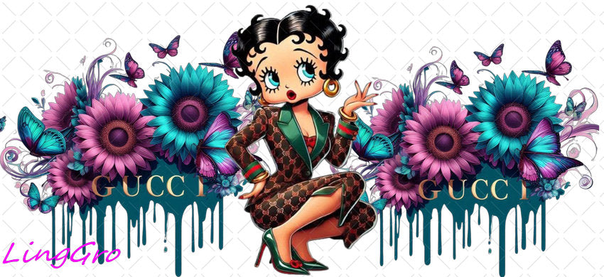 16oz UV DTF TRANSFER Libbey Glass Can Cup Wrap KA-1997