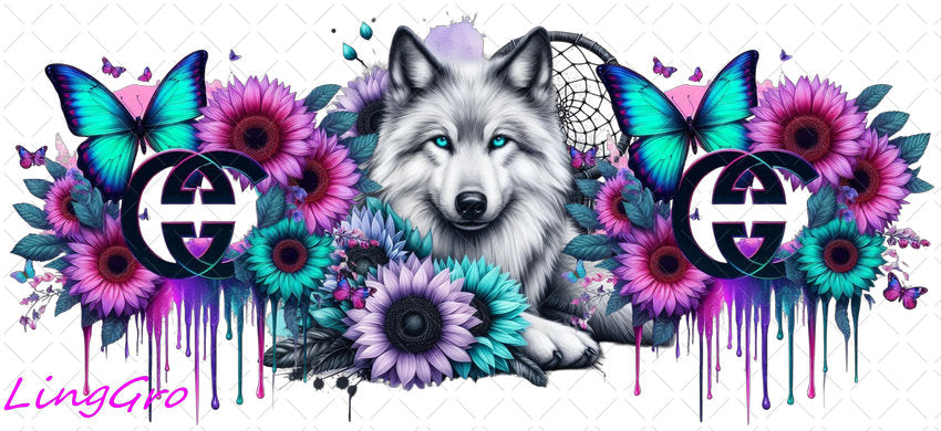 16oz UV DTF TRANSFER Libbey Glass Can Cup Wrap KA-1998