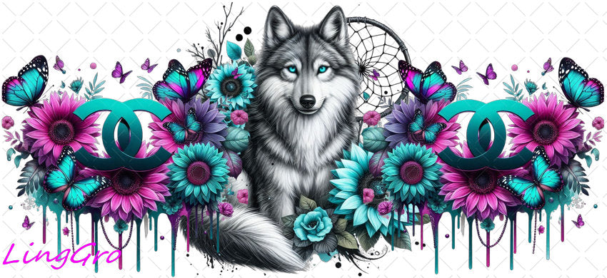 16oz UV DTF TRANSFER Libbey Glass Can Cup Wrap KA-2001