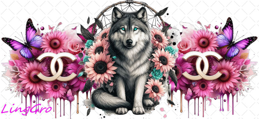 16oz UV DTF TRANSFER Libbey Glass Can Cup Wrap KA-2002