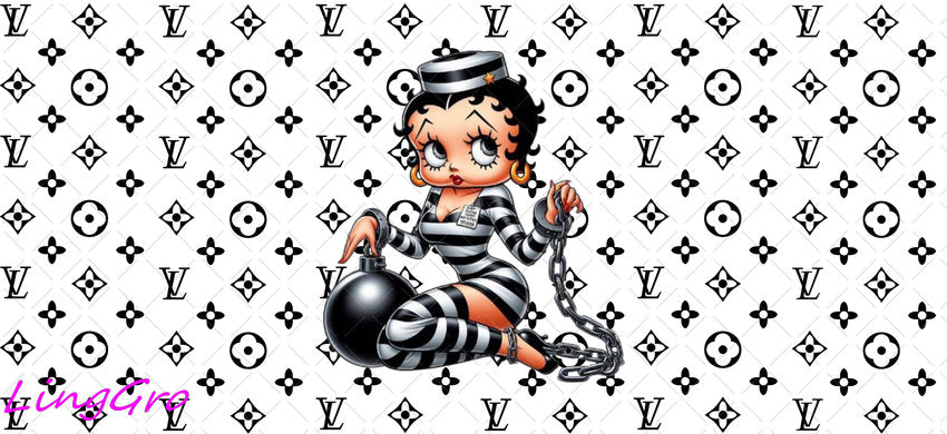 16oz UV DTF TRANSFER Libbey Glass Can Cup Wrap KA-2014