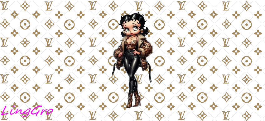 16oz UV DTF TRANSFER Libbey Glass Can Cup Wrap KA-2015