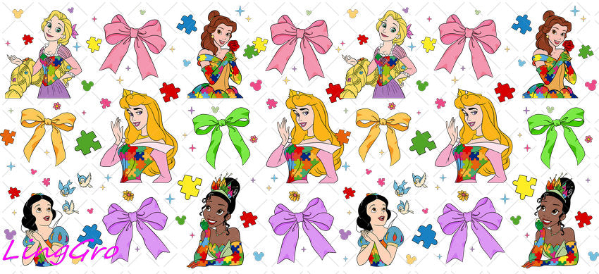 Autisum 16oz UV DTF TRANSFER Libbey Glass Can Cup Wrap KA-2164