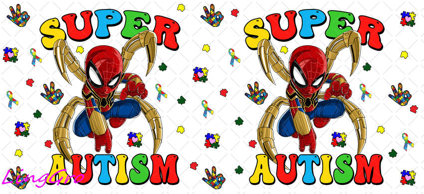 Autisum 16oz UV DTF TRANSFER Libbey Glass Can Cup Wrap KA-2169