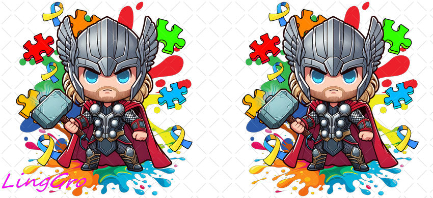 Autisum 16oz UV DTF TRANSFER Libbey Glass Can Cup Wrap KA-2232