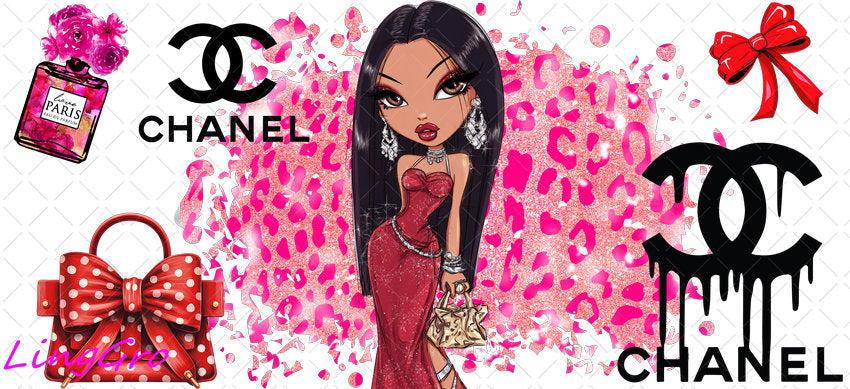 16oz UV DTF TRANSFER Libbey Glass Can Cup Wrap KA-3108