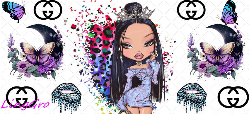 16oz UV DTF TRANSFER Libbey Glass Can Cup Wrap KA-3109