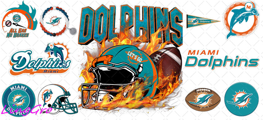 NFL 16oz UV DTF TRANSFER Libbey Glass Can Cup Wrap-KA-3184