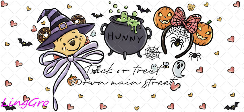 Disney Magic 16oz UV DTF TRANSFER Libbey Glass Can Cup Wrap-KA-3656