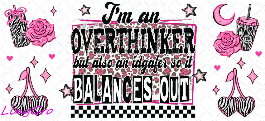 Funny 16oz UV DTF TRANSFER Libbey Glass Can Cup Wrap KA-3986