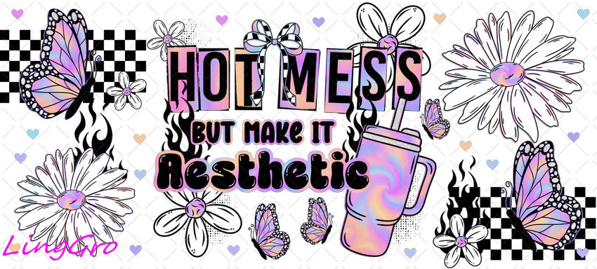 Suspect 16oz UV DTF TRANSFER Libbey Glass Can Cup Wrap KA-4100