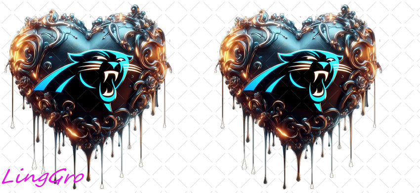 NFL 16oz UV DTF TRANSFER Libbey Glass Can Cup Wrap KA-4192