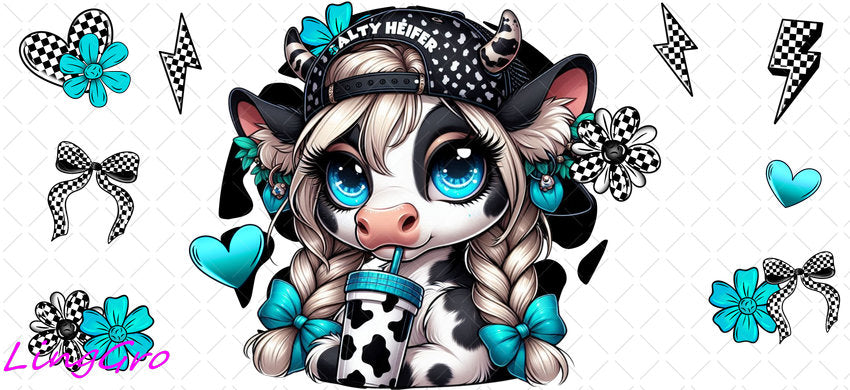 Animal 16oz UV DTF TRANSFER Libbey Glass Can Cup Wrap-KA-61