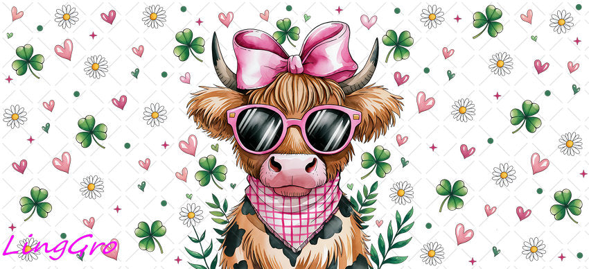 Animal 16oz UV DTF TRANSFER Libbey Glass Can Cup Wrap-KA-75