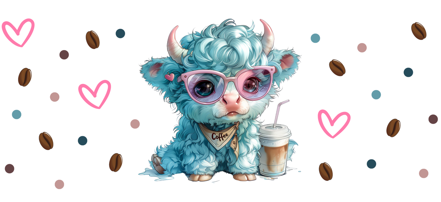 Animal 16oz UV DTF TRANSFER Libbey Glass Can Cup Wrap-KA-87