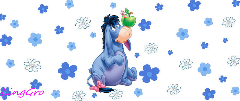 UV DTF Cup Wrap Transfer Disney Theme Waterproof Decal