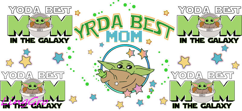 cute mom uv dtf cup wrap design for glass cup trendy mama uv dtf sticker