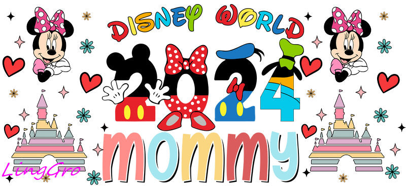 cute mom uv dtf cup wrap design for glass cup trendy mama uv dtf sticker