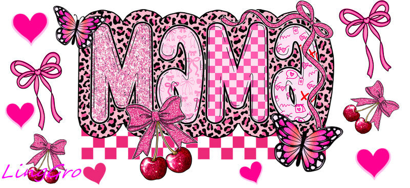 mom cup wrap uv dtf mothers day gift for mom glass cup wrap mama design