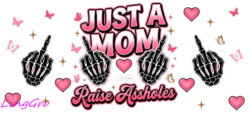 mom cup wrap uv dtf mothers day gift for mom glass cup wrap mama design