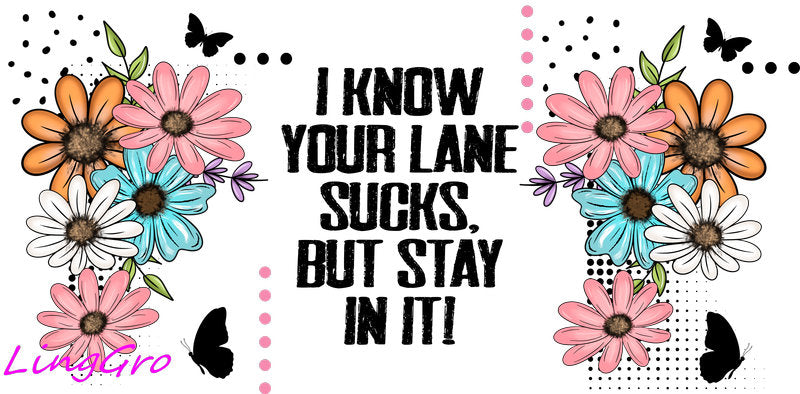 floral girl quote uv dtf cup wrap design for glass cups aesthetic flower decal