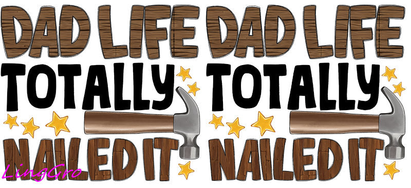 father tumbler decal