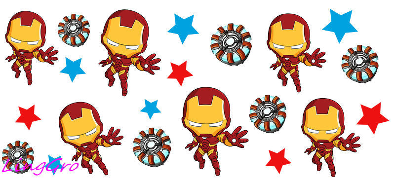 hero dad tumbler decal