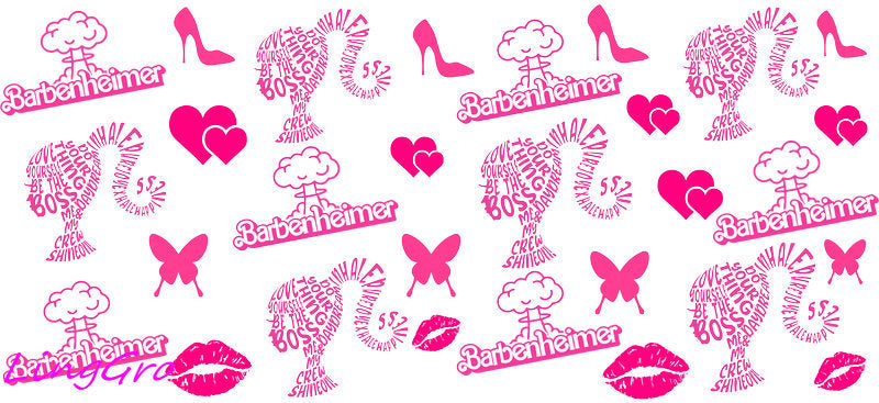 girly tumbler decal