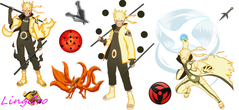 action anime tumbler decal