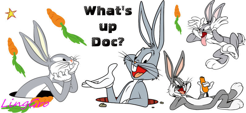 looney tunes tumbler wrap