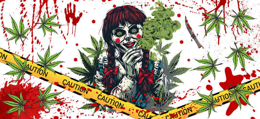 dark doll horror cup wrap