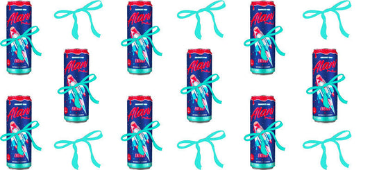 Energy drink aesthetic UV DTF Cup Wrap for 16oz Glass Can Libbey KA-10001