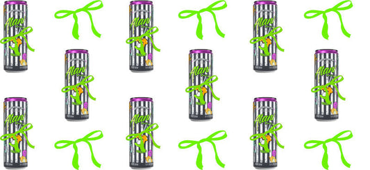 Energy drink aesthetic UV DTF Cup Wrap for 16oz Glass Can Libbey KA-10006