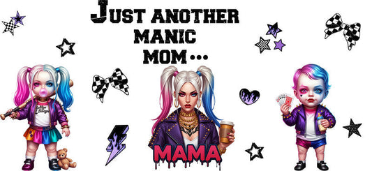 Pastel Goth Mama UV DTF Cup Wrap for 16oz Glass Can KA-10450