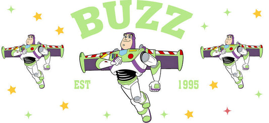 Space Adventure Hero UV DTF Cup Wrap for 16oz Glass Can KA-10559