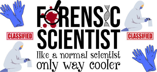 forensic science UV DTF cup wrap for 16oz glass can crime scene cup decal KA-10700