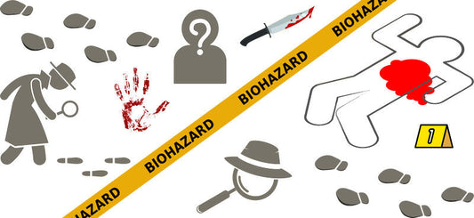 blood spatter investigation UV DTF cup wrap for 16oz glass can forensic cup decal KA-10711