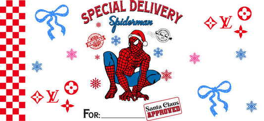 Christmas Designer Cup Wrap for 16oz Glass Can KA-11274
