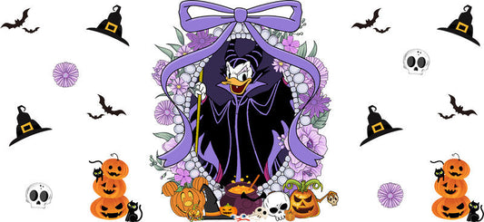 Halloween UV DTF Cup Wrap for 16oz Glass Can KA-11513