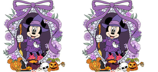 Halloween UV DTF Cup Wrap for 16oz Glass Can KA-11517