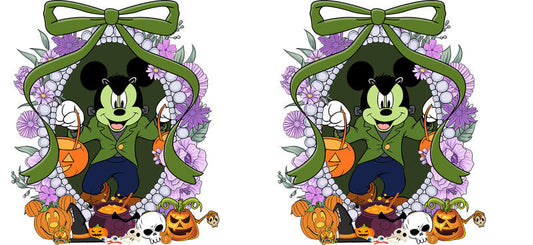 Halloween UV DTF Cup Wrap for 16oz Glass Can KA-11518