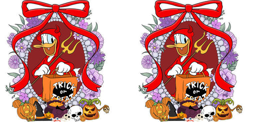 Halloween UV DTF Cup Wrap for 16oz Glass Can KA-11519